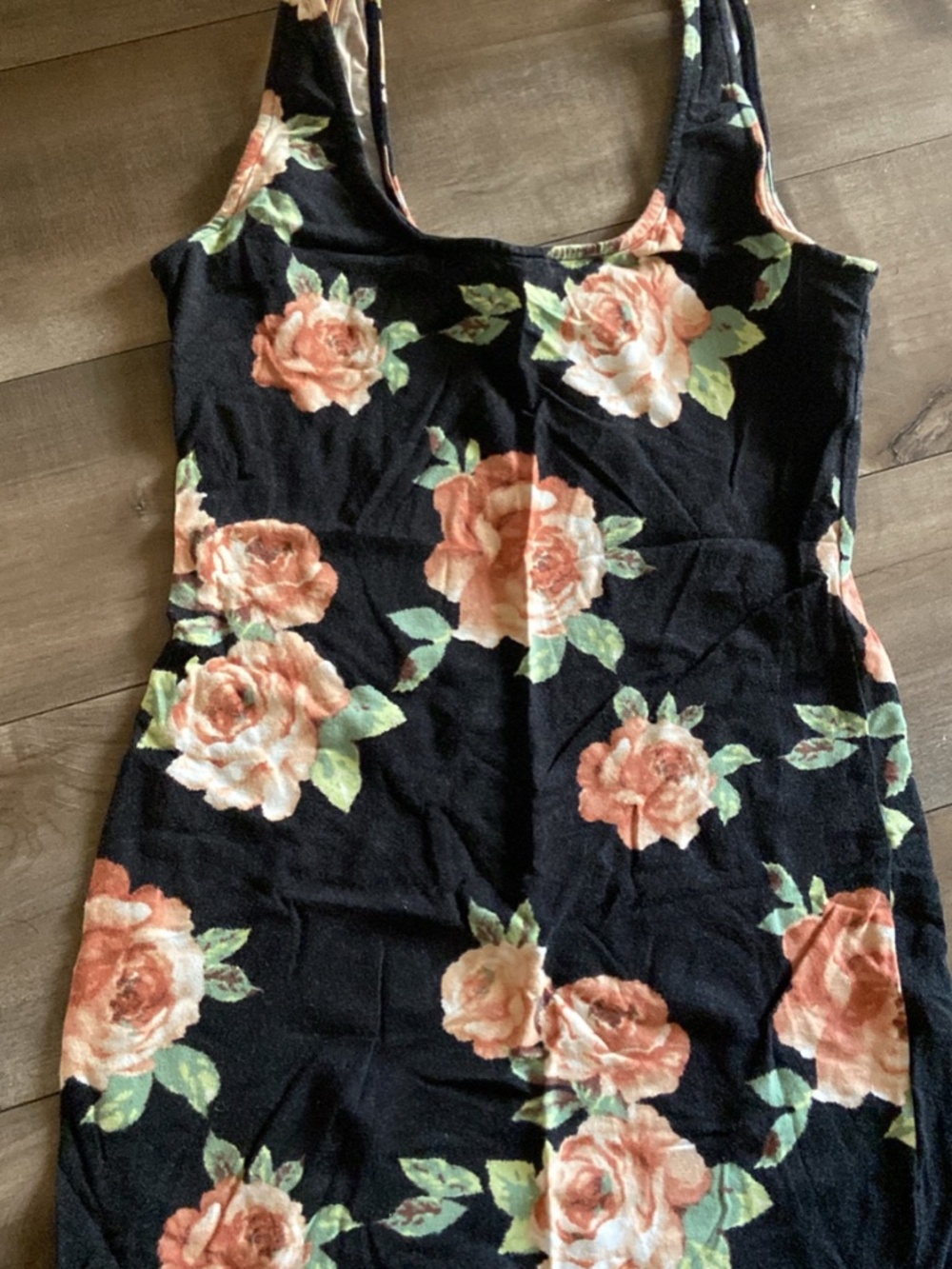 Floral bodycon dress